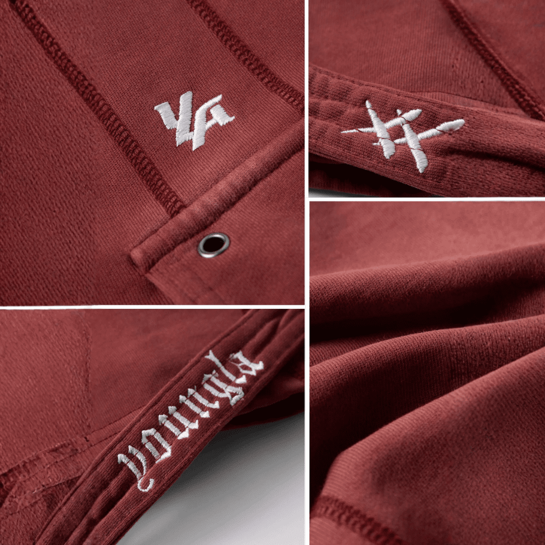 XX STRAP SWEATS BURGUNDY