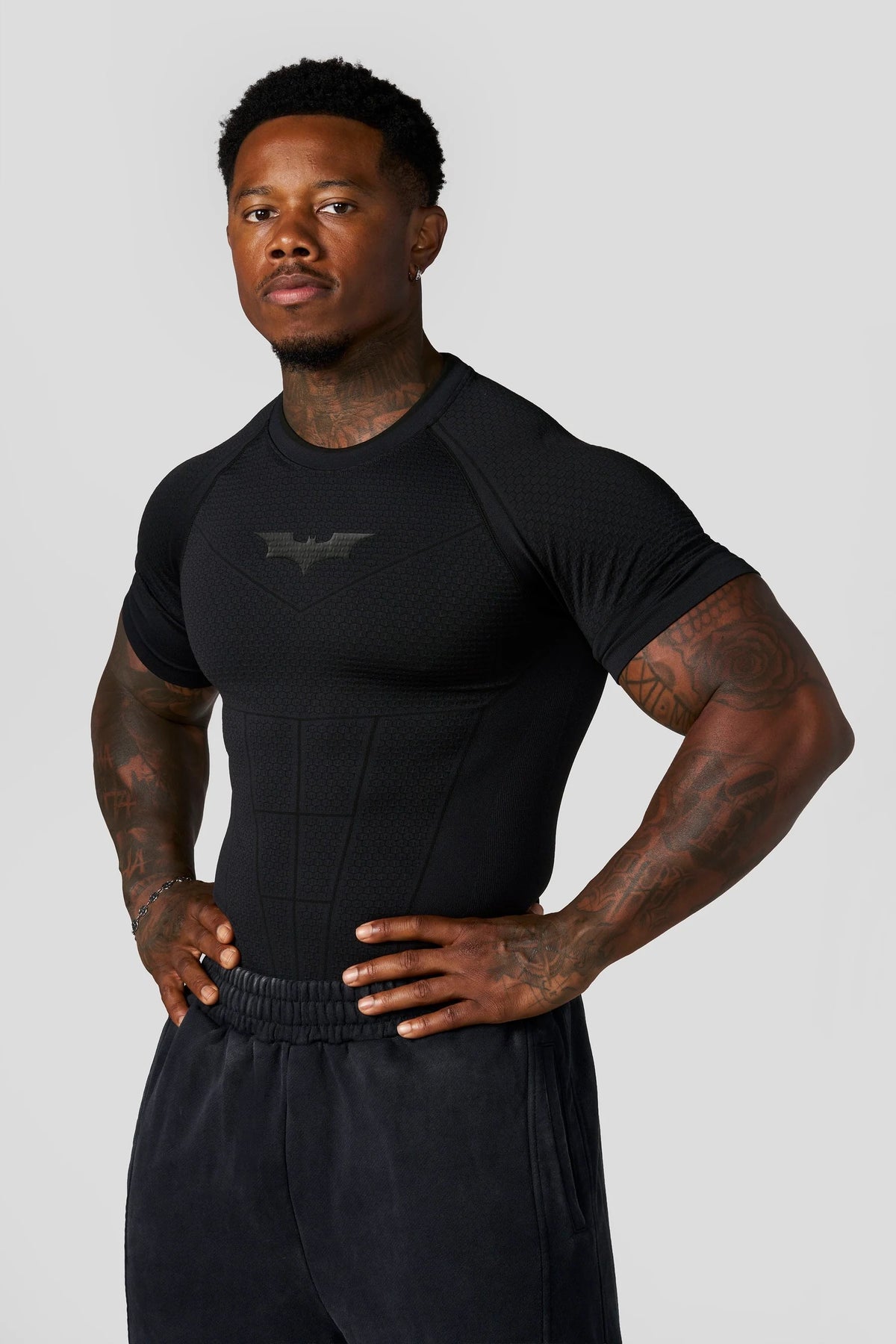 BATMAN COMPRESSION NEW COLORS - ALL BLACK