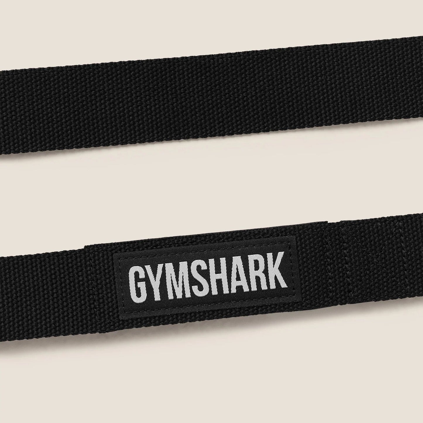 GYMSHARK SILICONE LIFTING STRAPS - BLACK/CARMINE RED