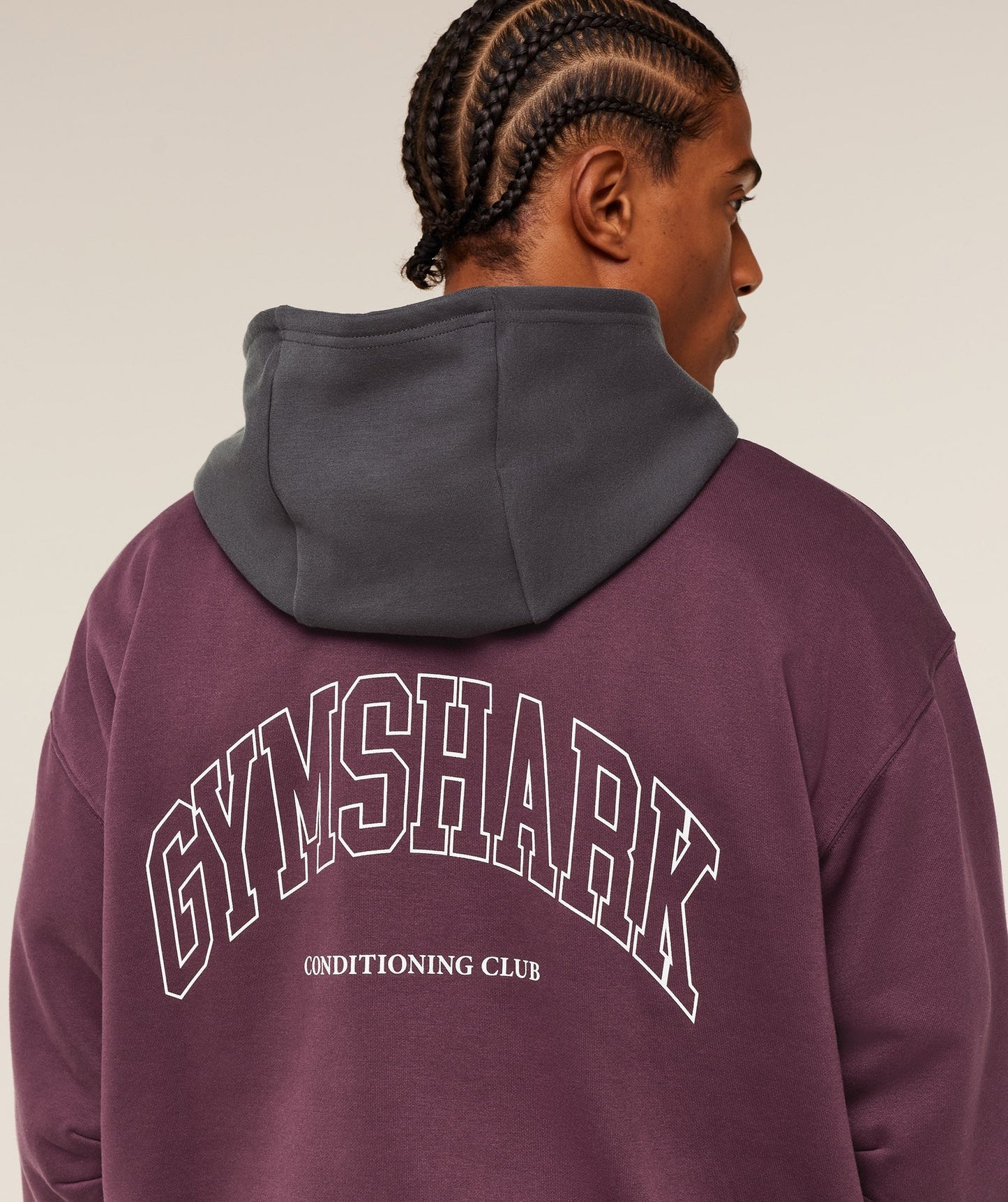 COLLEGIATE TECH HOODIE - IMPACT BURGUNDY