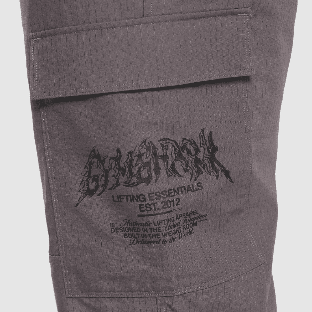 METAL LIFTING CARGO PANTS BRUSHED PURPLE