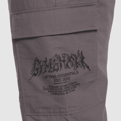 METAL LIFTING CARGO PANTS BRUSHED PURPLE