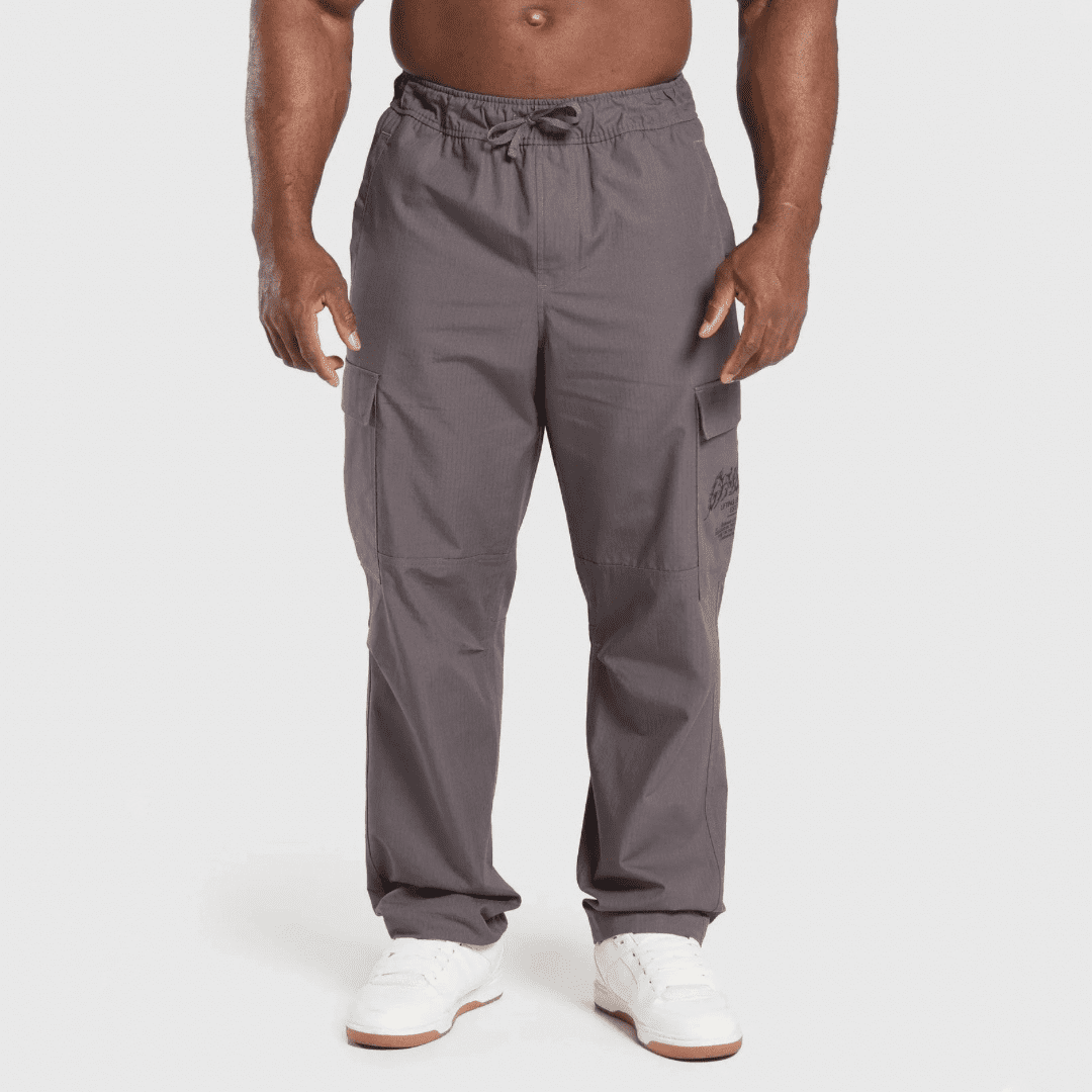 METAL LIFTING CARGO PANTS BRUSHED PURPLE
