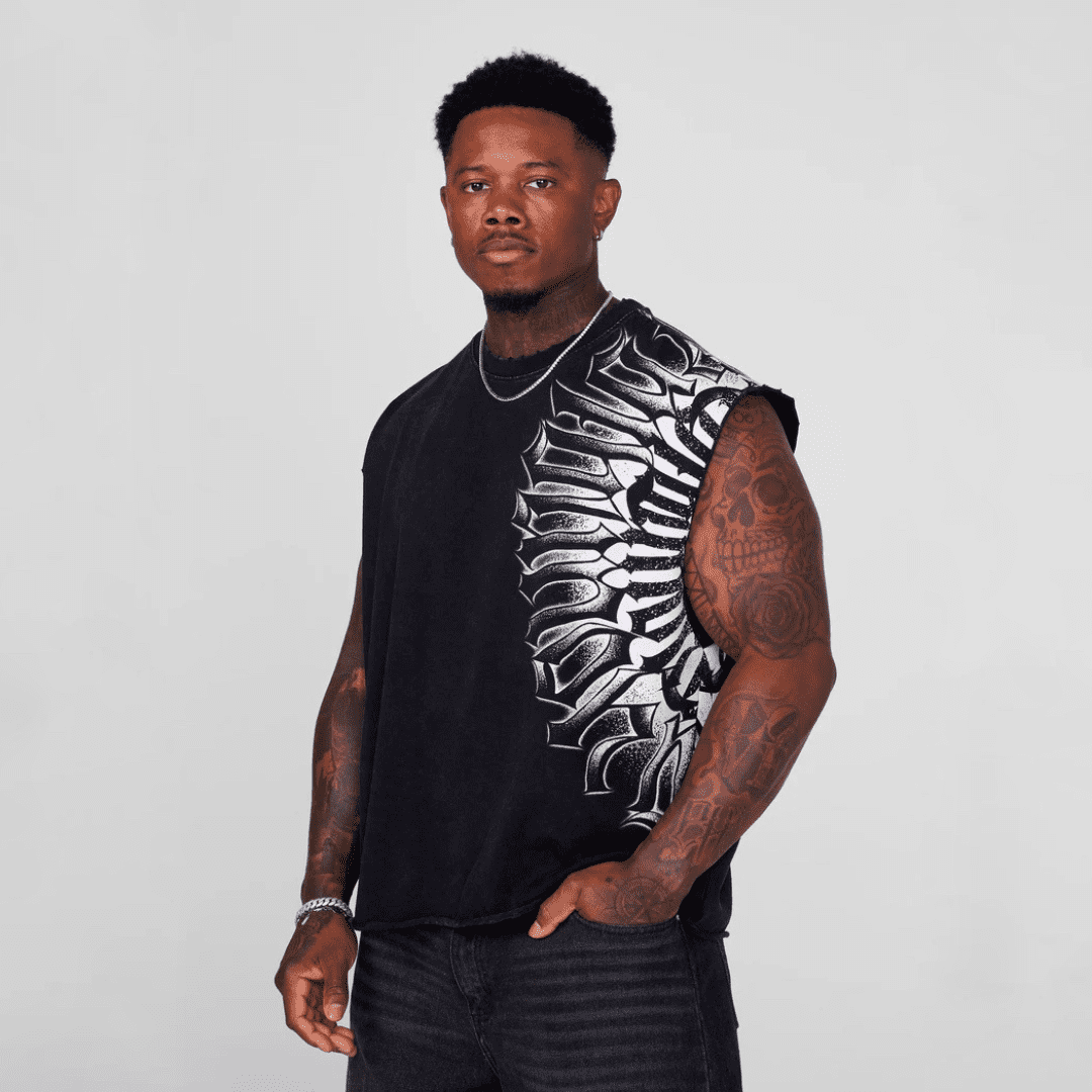 ARMOR INK CUT-OFF BLACK WASH