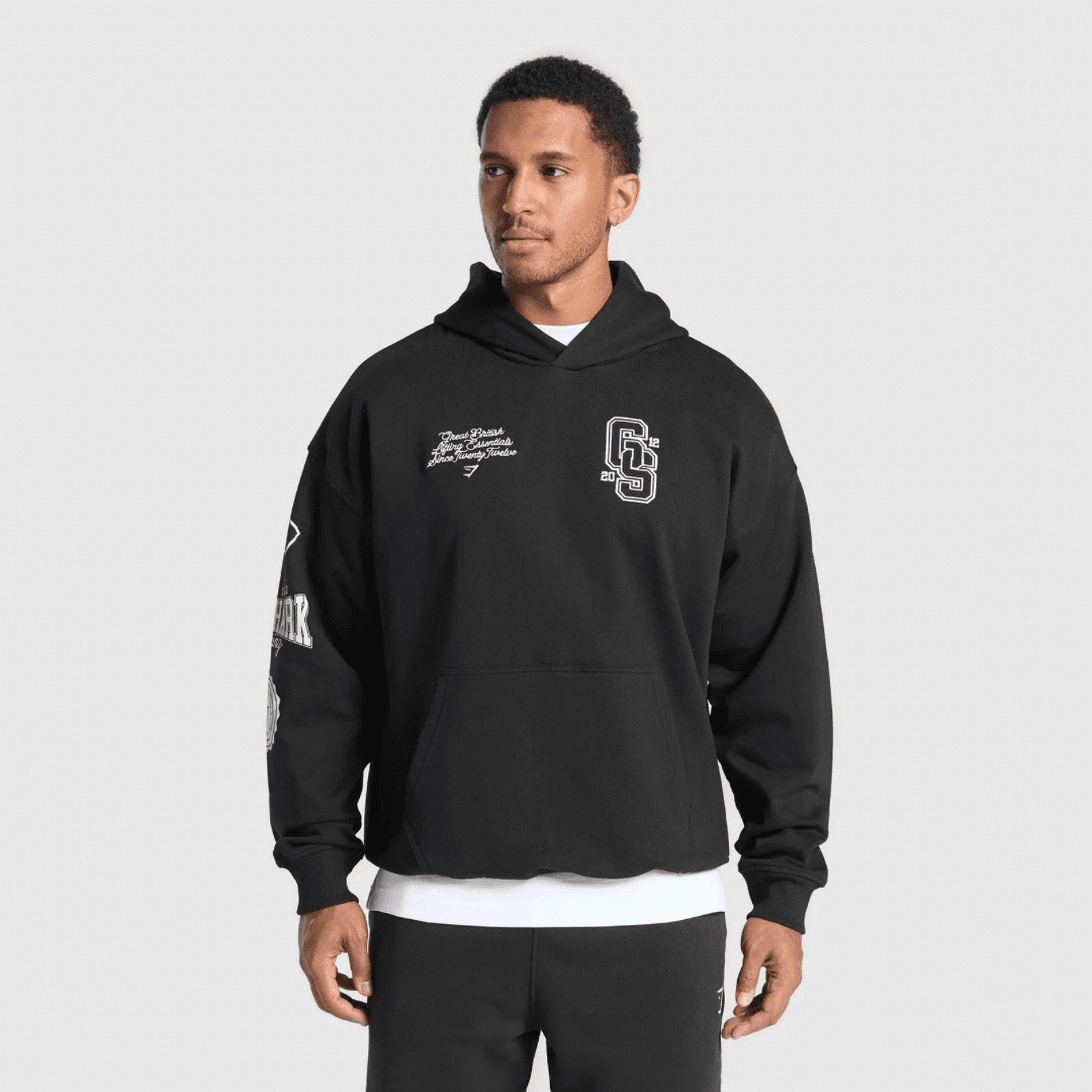 LIFTING ESSENTIALS HOODIE BLACK