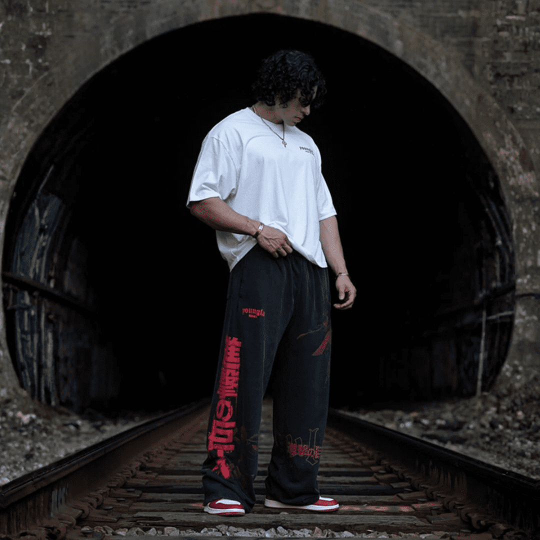 AOT© X YLA BAGGY JOGGERS THE HUNTERS