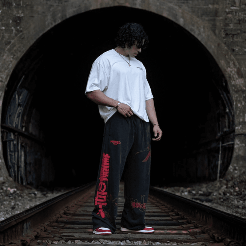 AOT© X YLA BAGGY JOGGERS THE HUNTERS