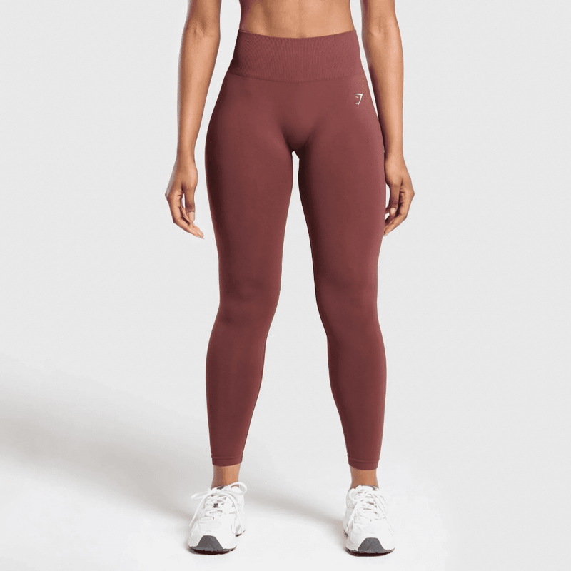 EVERYDAY SEAMLESS LEGGINGS BURGUNDY