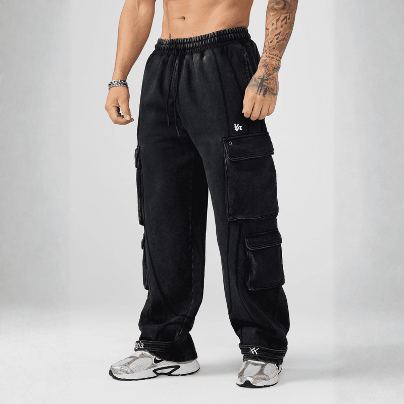 XX STRAP SWEATS BLACK WASH