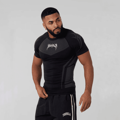 WARRIOR COMPRESSION TEES BLACK