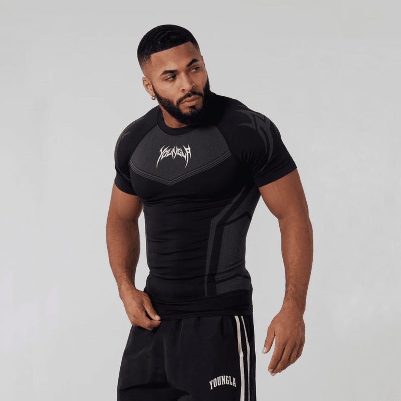 WARRIOR COMPRESSION TEES BLACK