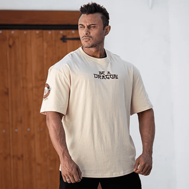 BE A DRAGON OVERSIZED T-SHIRT CREAM