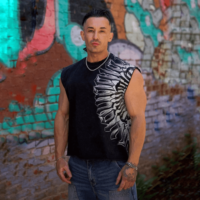 ARMOR INK CUT-OFF BLACK WASH