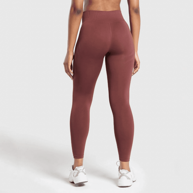 EVERYDAY SEAMLESS LEGGINGS BURGUNDY