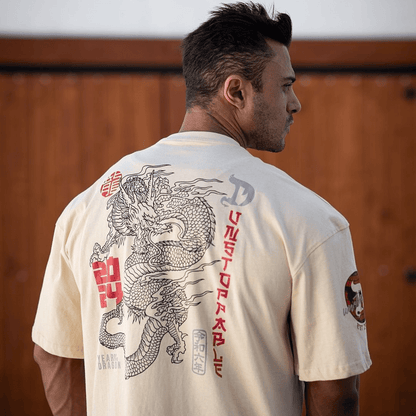 BE A DRAGON OVERSIZED T-SHIRT CREAM