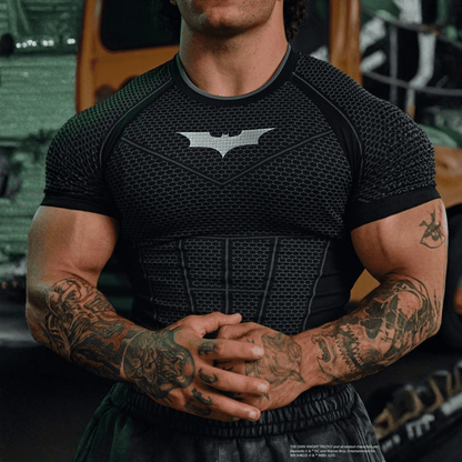 BATMAN COMPRESSION TEES BLACK
