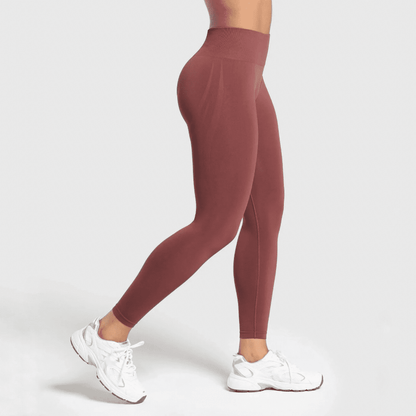 EVERYDAY SEAMLESS LEGGINGS BURGUNDY