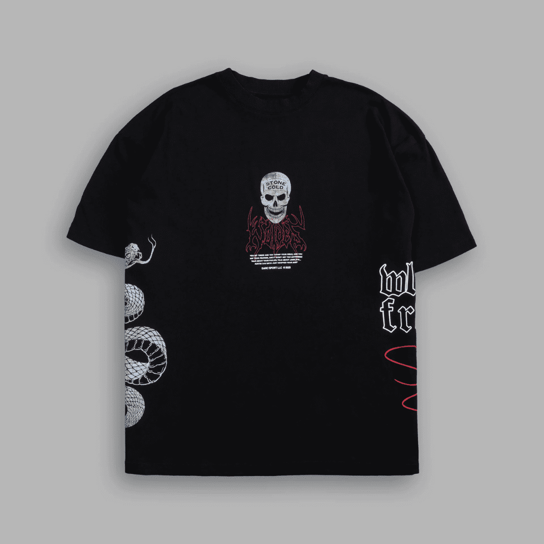AUSTIN 3:16 "PREMIUM" OVERSIZED TEE IN BLACK