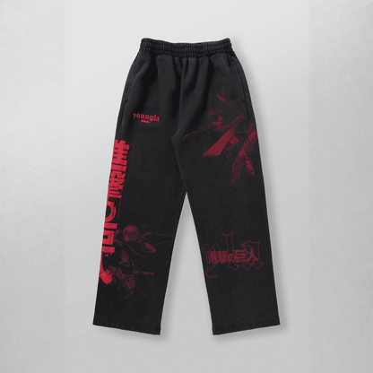 AOT© X YLA BAGGY JOGGERS THE HUNTERS