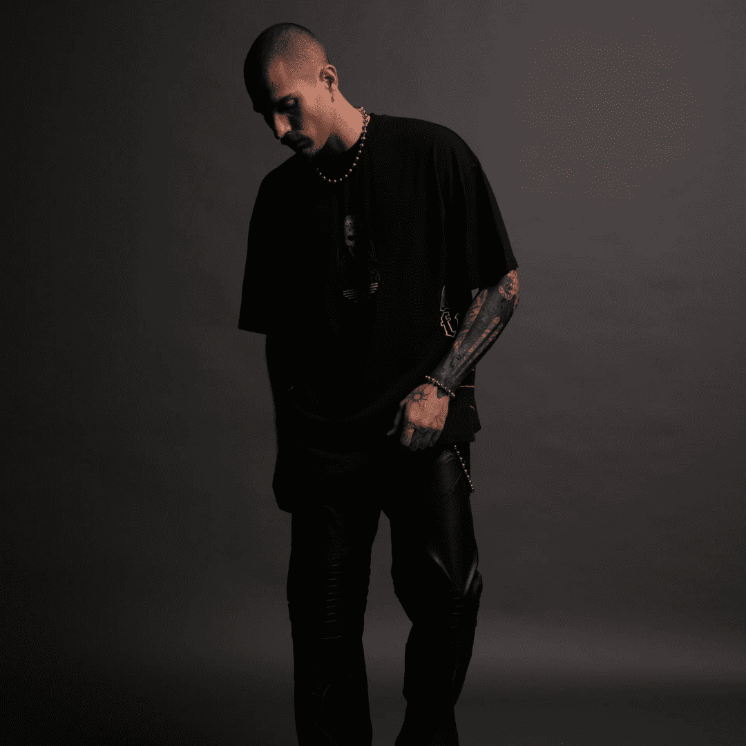 AUSTIN 3:16 "PREMIUM" OVERSIZED TEE IN BLACK