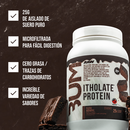 BUM ITHOLATE PROTEIN - FUDGE BROWNIE (INCLUYE 2 PROTEIN BARS)