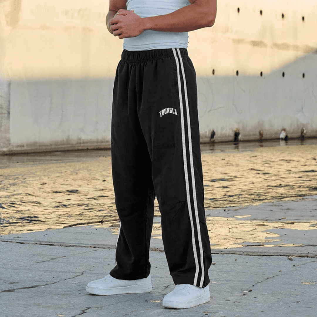 FLAGSHIP TRACK PANTS BLACK