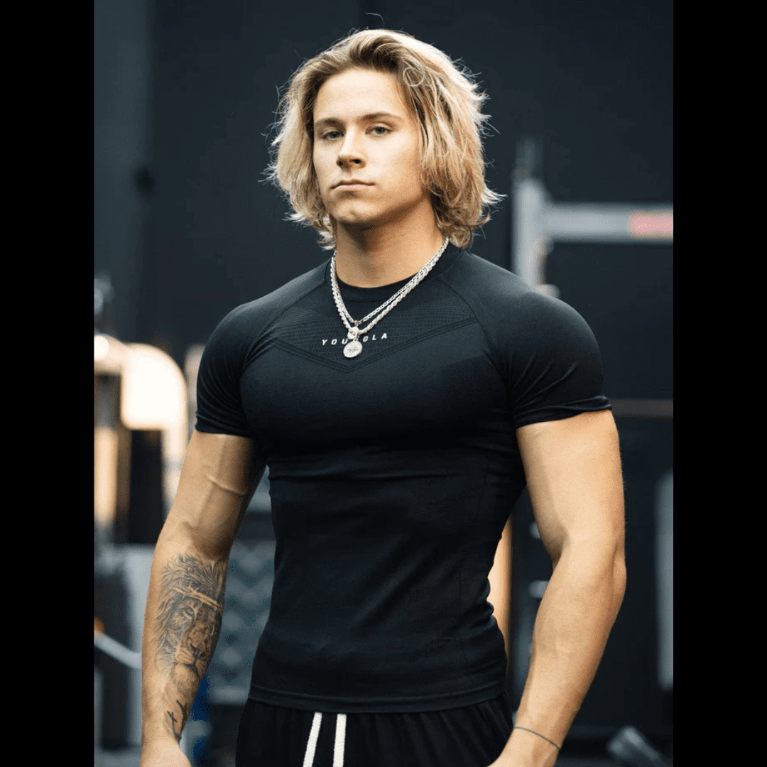 SUPERVILLAIN COMPRESSION TEES BLACK