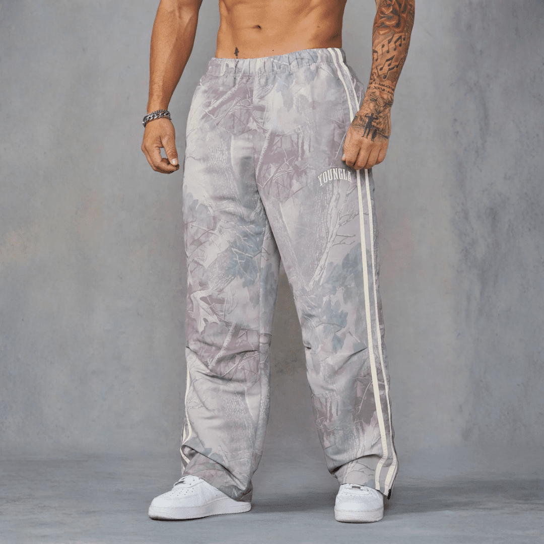 CAMO FLAGSHIP TRACK PANTS DESERT TAN TREE