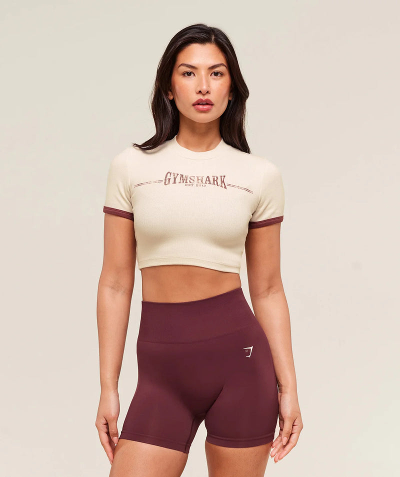RIBBED COTTON CROP TOP
