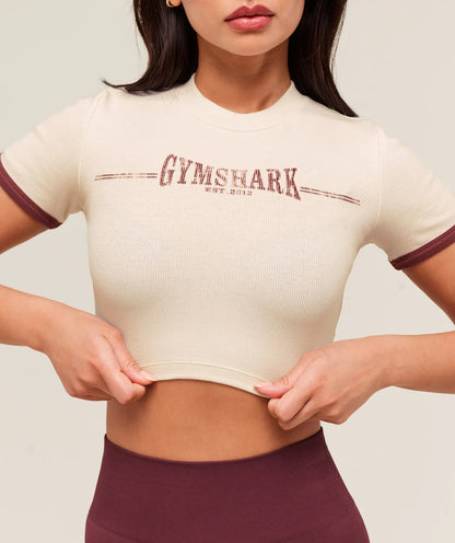 RIBBED COTTON CROP TOP