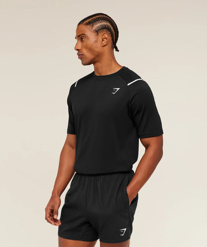 ARRIVAL CONTRAST T-SHIRT BLACK