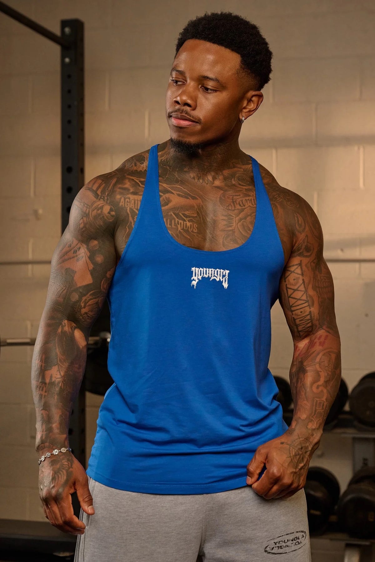 THIN STRAP STRINGERS - BLUE