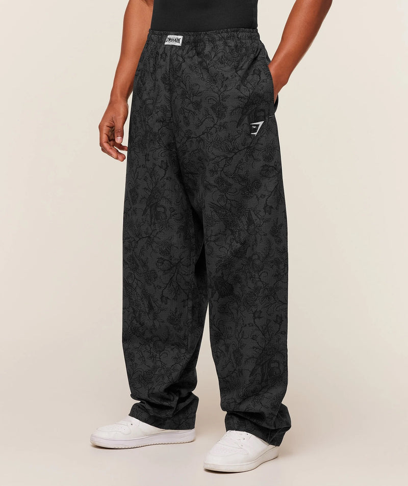 STRAIGHT LEG PUMPER PANTS - BLACK/GS ONYX GREY