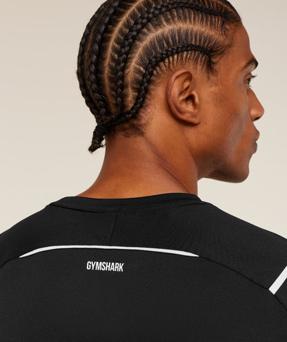 ARRIVAL CONTRAST T-SHIRT BLACK