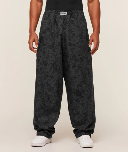 STRAIGHT LEG PUMPER PANTS - BLACK/GS ONYX GREY