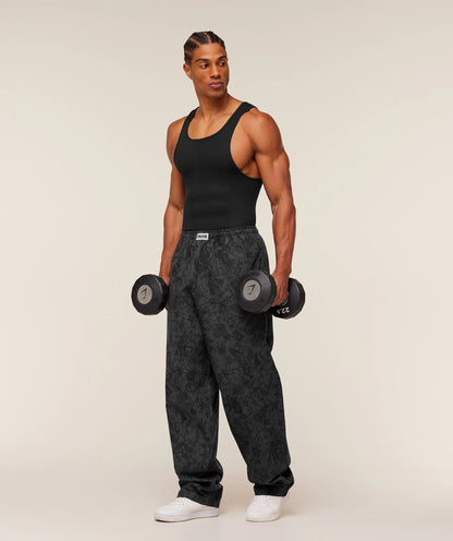 STRAIGHT LEG PUMPER PANTS - BLACK/GS ONYX GREY