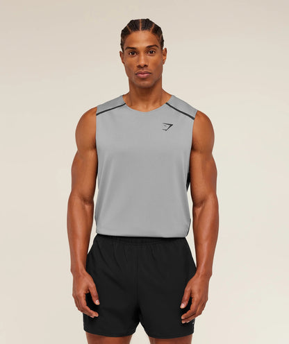 ARRIVAL CONTRAST TANK SMOKEY GREY / ONYX GREY