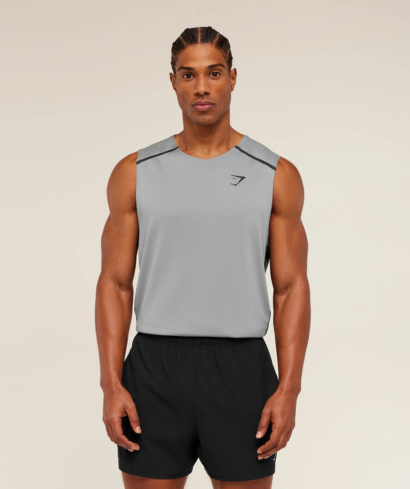 ARRIVAL CONTRAST TANK SMOKEY GREY / ONYX GREY
