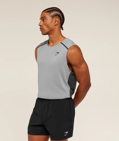 ARRIVAL CONTRAST TANK SMOKEY GREY / ONYX GREY