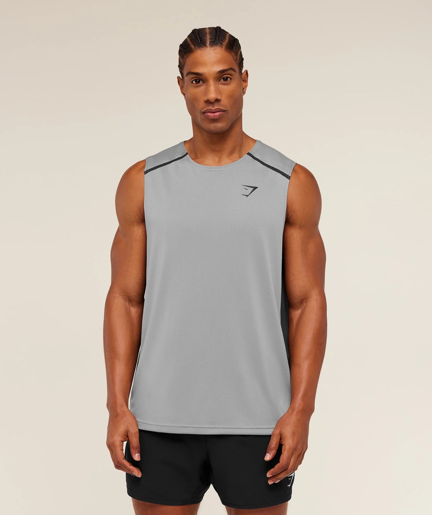 ARRIVAL CONTRAST TANK SMOKEY GREY / ONYX GREY