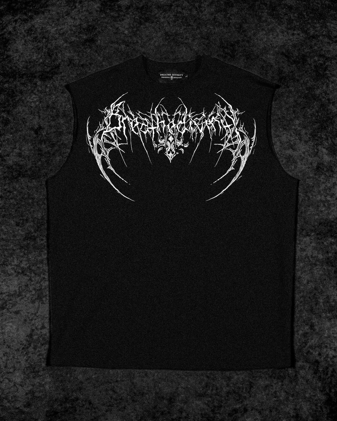 HEAVEN'S GATE CUT-OFF TEE [VOID BLACK]