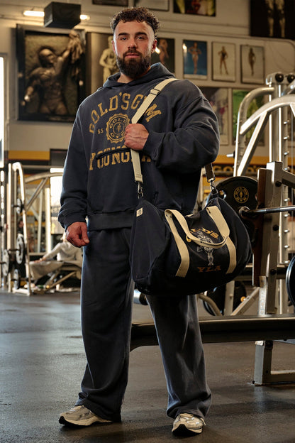 GOLD'S IRON LEGACY CANVAS BAGS - NAVY WASH