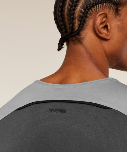 ARRIVAL CONTRAST TANK SMOKEY GREY / ONYX GREY