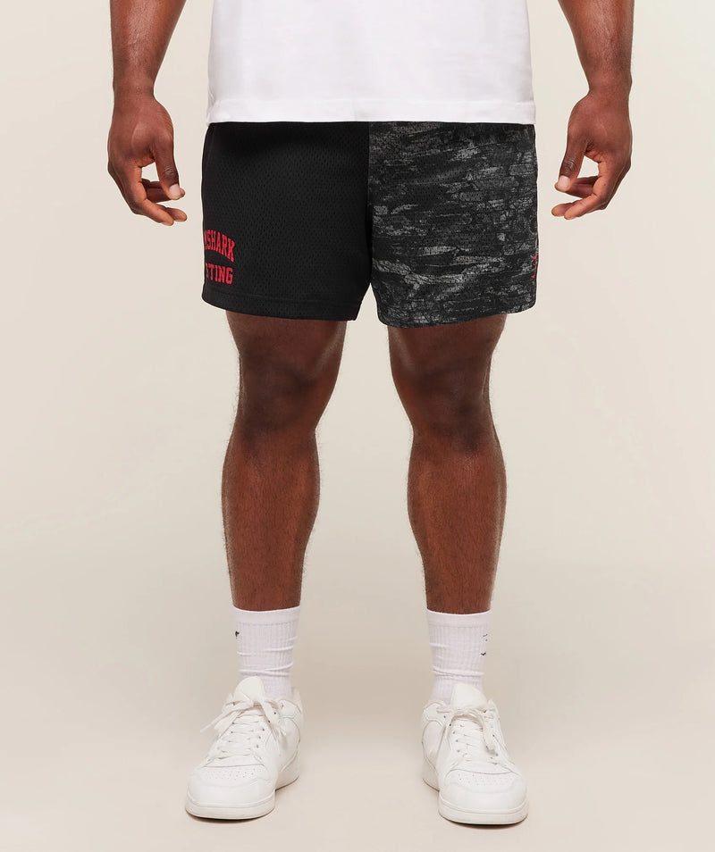 LIFTING MESH 5" SHORTS ASH GREY