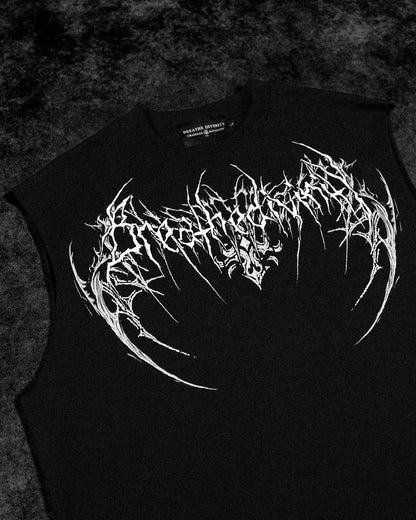 HEAVEN'S GATE CUT-OFF TEE [VOID BLACK]