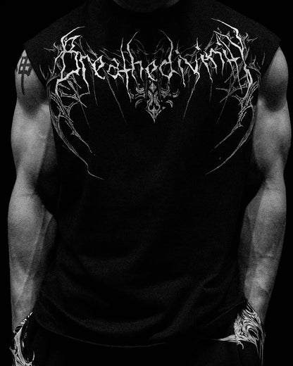 HEAVEN'S GATE CUT-OFF TEE [VOID BLACK]