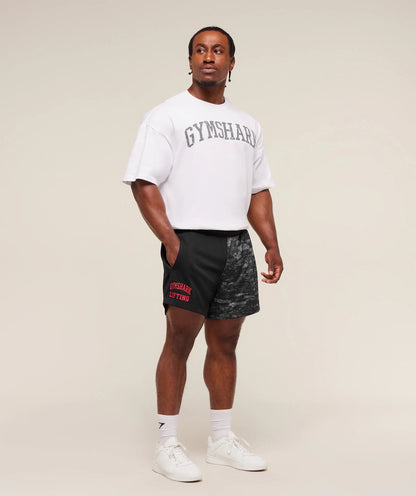 LIFTING MESH 5" SHORTS ASH GREY