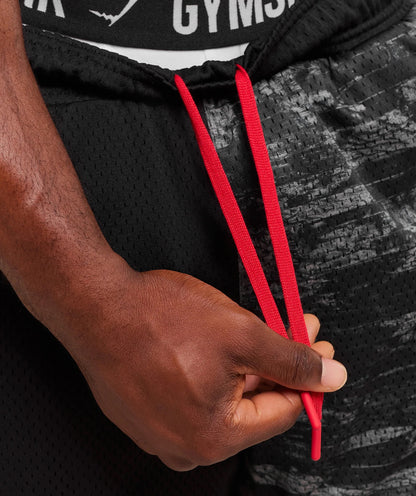LIFTING MESH 5" SHORTS ASH GREY