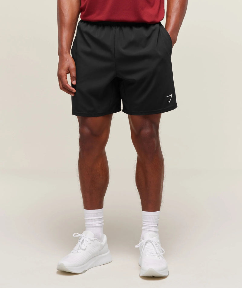 GYMSHARK ARRIVAL 7" SHORTS BLACK
