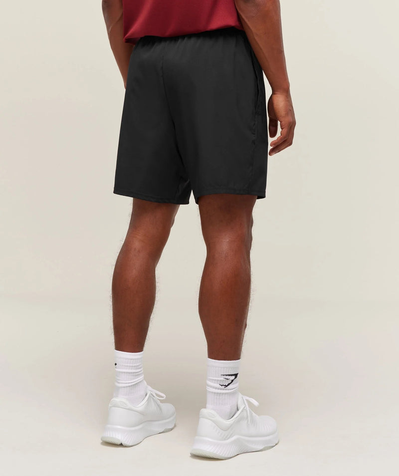 GYMSHARK ARRIVAL 7" SHORTS BLACK